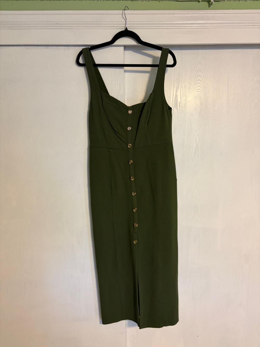 Maeve Button-Front knit Midi Dress - Picture 2 of 3